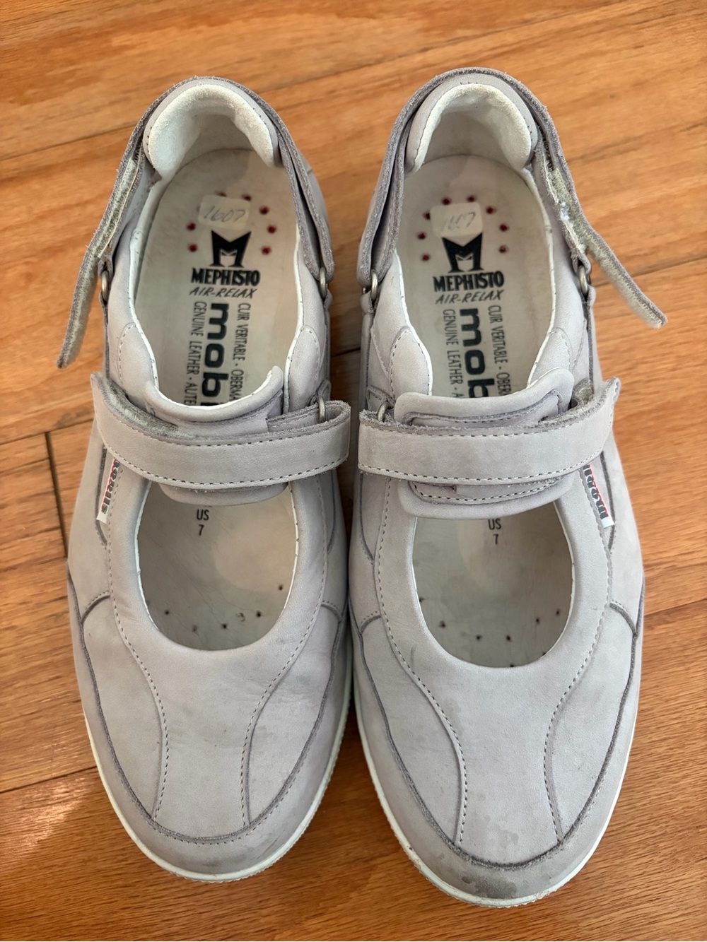 Mephisto Mobils Mary Jane Sneakers with Velcro Strap - Picture 5 of 9